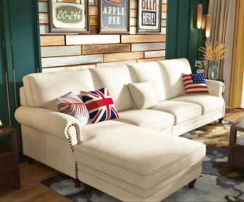 American Style Corner Sofa-ID:251300314