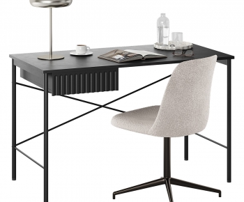 Modern Computer Desk And Chair-ID:367310075