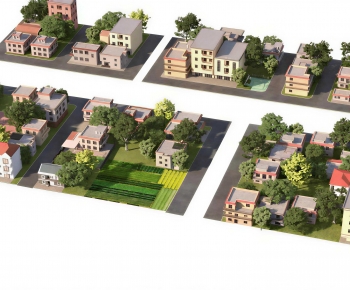 New Chinese Style Architectural Bird's-eye View Planning-ID:785054927