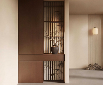 New Chinese Style Hallway-ID:652740961