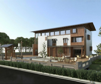 New Chinese Style Appearance Of Commercial Building-ID:324522022