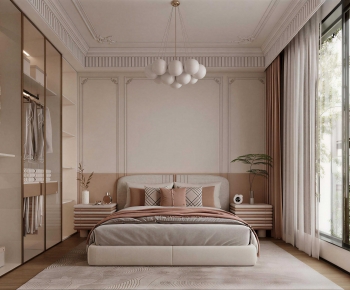French Style Bedroom-ID:115931992