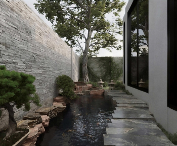 New Chinese Style Courtyard/landscape-ID:783751066