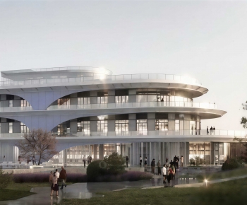 Modern Architecture Of Artistic Style-ID:385333067