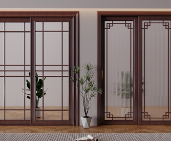 New Chinese Style Sliding Door-ID:715862994