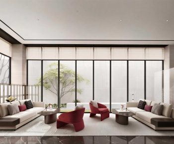 Modern A Living Room-ID:458898071