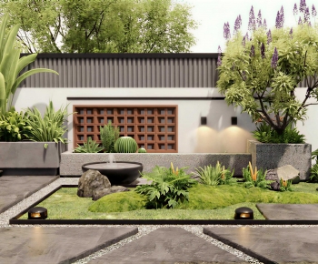 Modern Courtyard/landscape-ID:385962962
