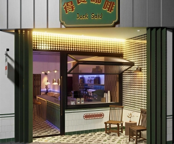 Retro Style Facade Element-ID:705566886