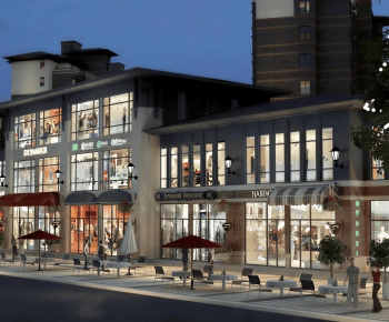 New Chinese Style Commercial Street-ID:105099716