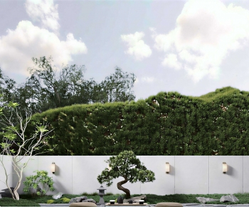 New Chinese Style Courtyard/landscape-ID:737736941