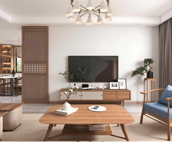 Japanese Style A Living Room-ID:240994934