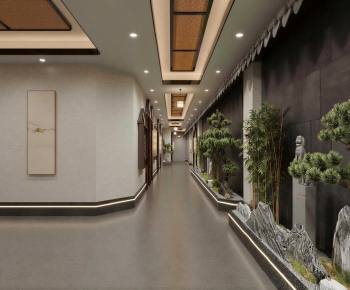 New Chinese Style Office Aisle-ID:647738932