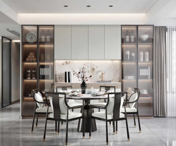New Chinese Style Dining Room-ID:511868956