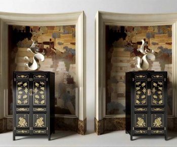 New Chinese Style Decorative Cabinet-ID:976341017