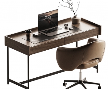 Modern Computer Desk And Chair-ID:969947107