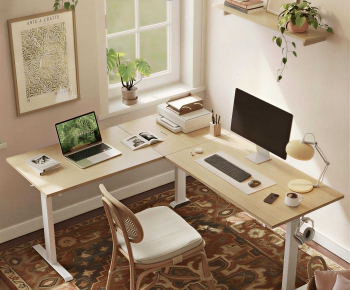 Modern Office Desk And Chair-ID:310287008