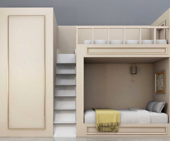 Modern Bunk Bed-ID:940047038