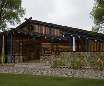 New Chinese Style Appearance Of Commercial Building-ID:928883084