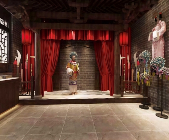 Chinese Style Exhibition Hall-ID:161870966