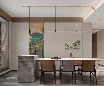 New Chinese Style Dining Room-ID:170897968