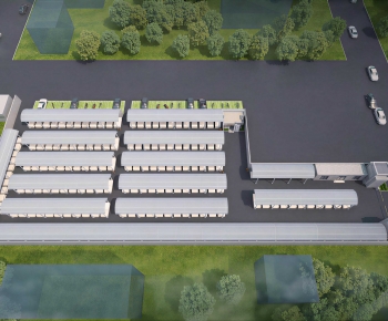Modern Outdoor Parking Lot-ID:141828062