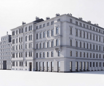 European Style Building Appearance-ID:189980034