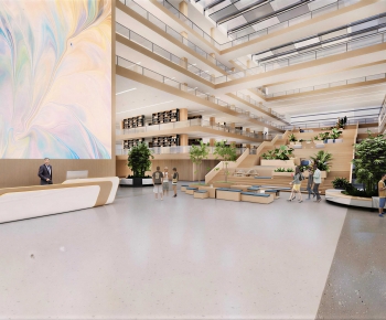 Modern Office Reception Desk-ID:256675961