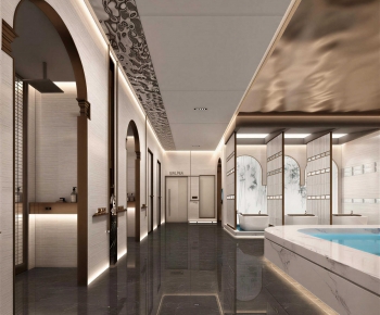 New Chinese Style Bath Center-ID:148044113