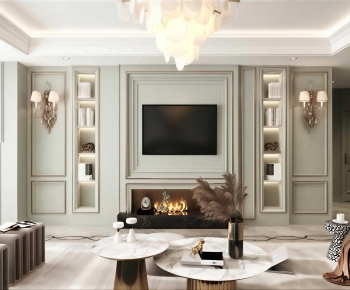 French Style A Living Room-ID:576299919