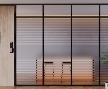 Modern Glass Screen Partition-ID:794394024
