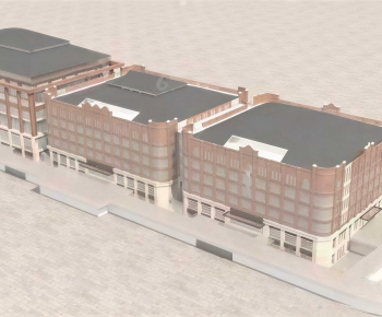 New Classical Style Appearance Of Commercial Building-ID:923183921