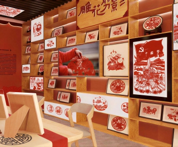 New Chinese Style Exhibition Hall-ID:633955008