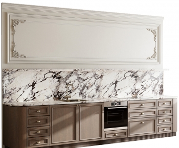 Simple European Style Kitchen Cabinet-ID:152537114