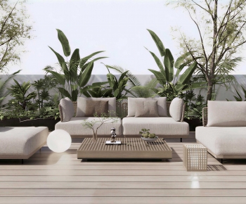 Wabi-sabi Style Sofa Combination-ID:535203935
