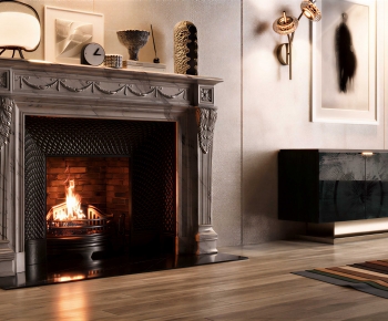 European Style Fireplace-ID:228570943