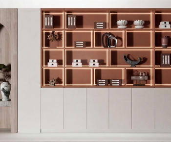 New Chinese Style Decorative Cabinet-ID:674726014