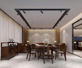 New Chinese Style Dining Room-ID:196980003