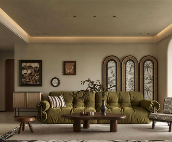 Modern A Living Room-ID:631220332