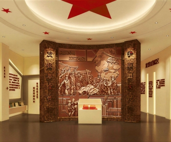 New Chinese Style Exhibition Hall-ID:234479914