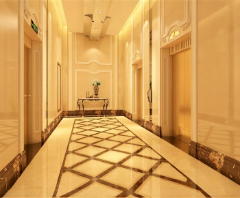 European Style Office Elevator Hall-ID:808810006
