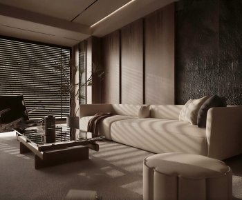 Wabi-sabi Style A Living Room-ID:145203113