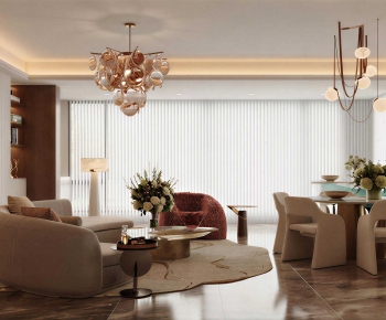 Modern A Living Room-ID:594573973