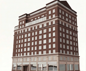 New Classical Style Appearance Of Commercial Building-ID:797877078