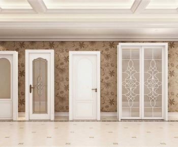 New Classical Style Single Door-ID:358745103