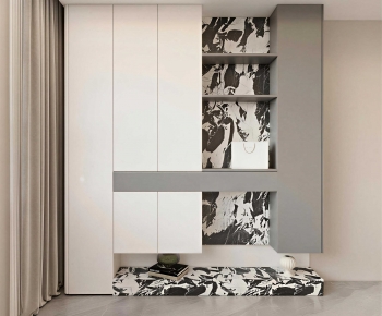 Modern Entrance Cabinet-ID:514327054