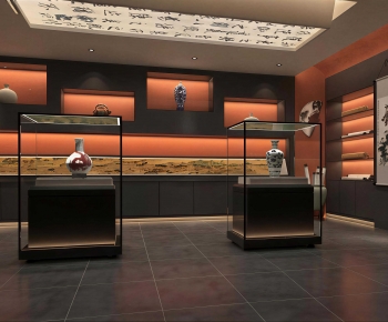 New Chinese Style Exhibition Hall-ID:114835988