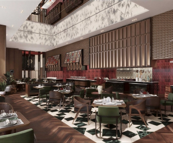 Retro Style Restaurant-ID:689305071