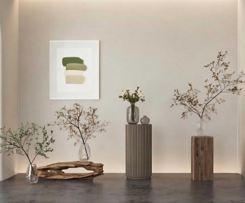 Wabi-sabi Style Aquatic Green Plant-ID:911329983