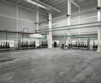 Modern Factory Floor/warehouse-ID:329799755