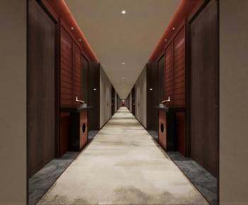 New Chinese Style Corridor-ID:568408972